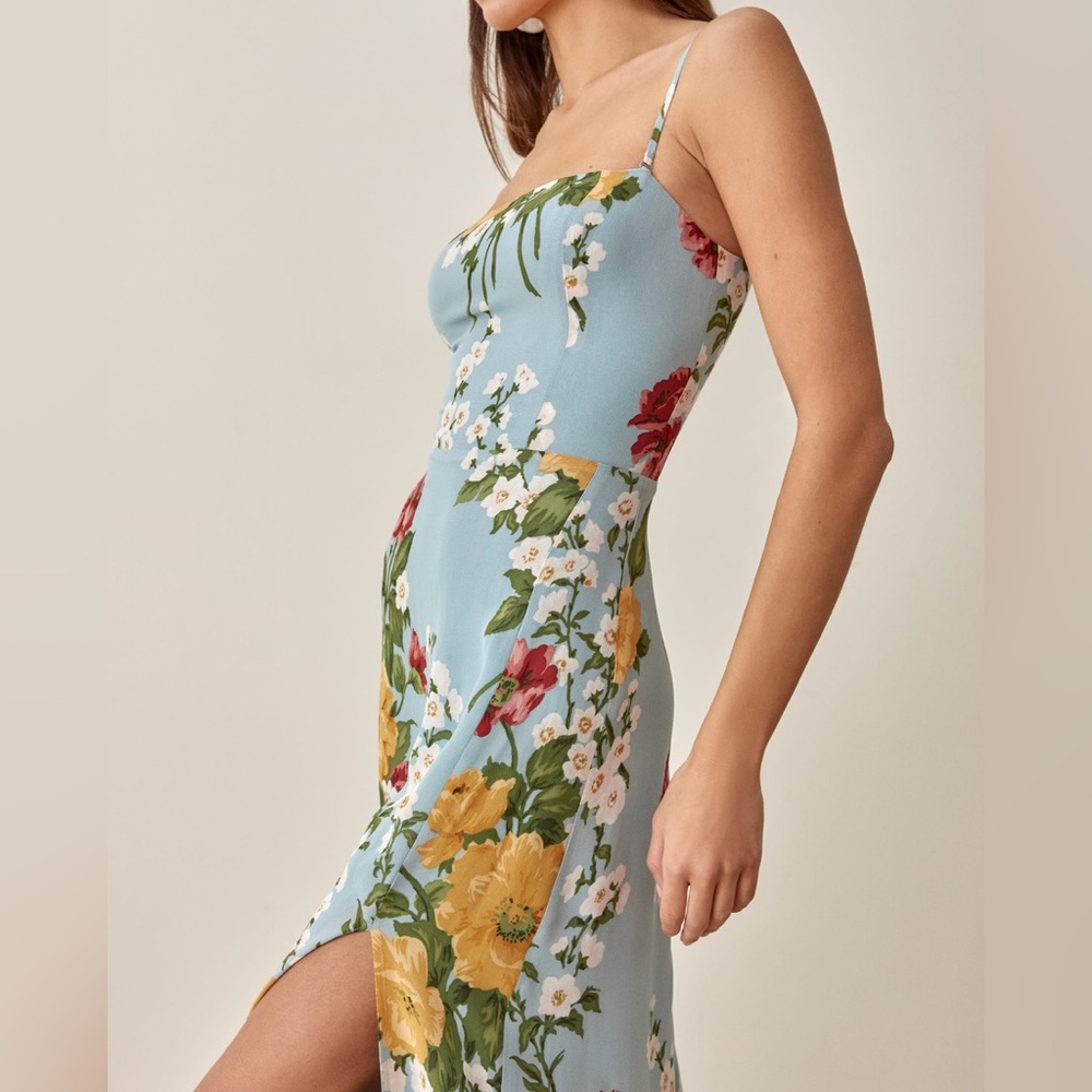 NWOT- Reformation Ingrid Dress in Florist Size 4 - Picture 5 of 14